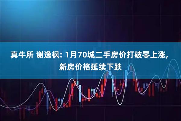 真牛所 谢逸枫: 1月70城二手房价打破零上涨, 新房价格延续下跌